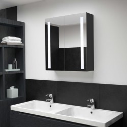 Sonata H LED шкаф с огледало за баня, 62x14x60 см - Baie