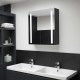 Sonata H LED шкаф с огледало за баня, 62x14x60 см