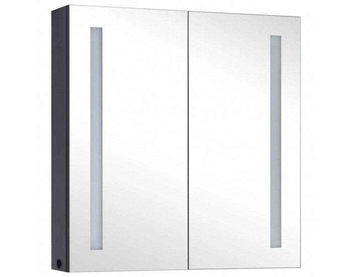 Sonata H LED шкаф с огледало за баня, 62x14x60 см