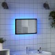 Sonata Oglindă de baie LED, stejar maro, 60x8,5x38 cm lemn prelucrat