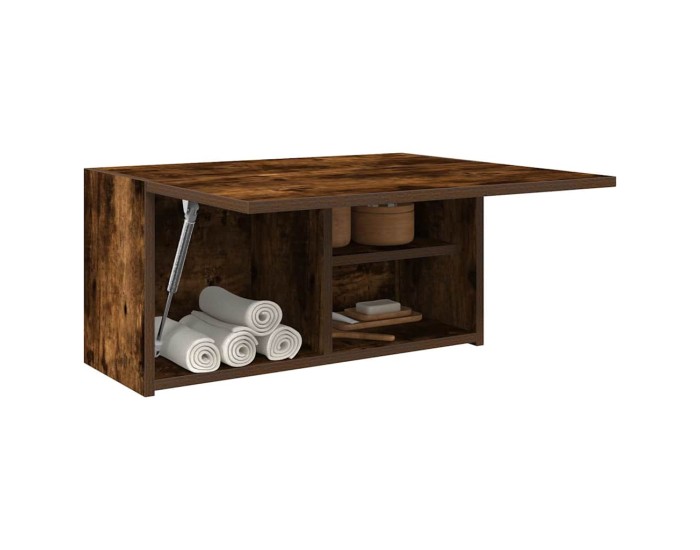 Sonata Dulap perete baie, stejar fumuriu, 60x25x30 cm, lemn prelucrat