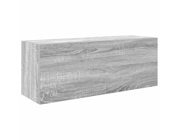 Sonata Dulap perete baie, gri sonoma, 80x25x30cm, lemn prelucrat