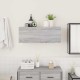 Sonata Dulap perete baie, gri sonoma, 80x25x30cm, lemn prelucrat