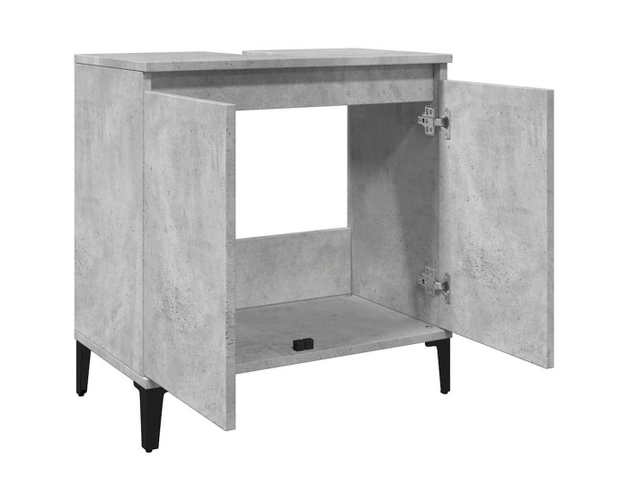 Sonata Dulap de chiuvetă, gri beton, 58x33x60 cm, lemn prelucrat