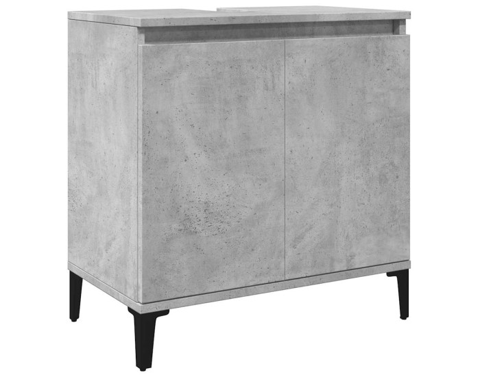 Sonata Dulap de chiuvetă, gri beton, 58x33x60 cm, lemn prelucrat