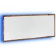 Sonata H LED огледало за баня от старо дърво 100x8,5x37 cm