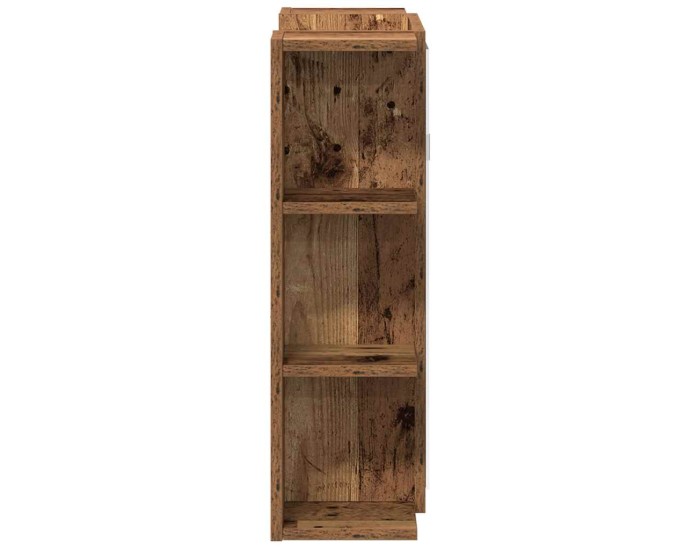 Sonata Dulap cu oglindă de baie lemn vechi 80x20,5x64 cm lemn de lemn