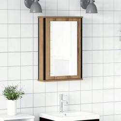 Sonata H Огледален шкаф за баня 42x12x60 cm Инженерна дървесина - Dulapuri de baie