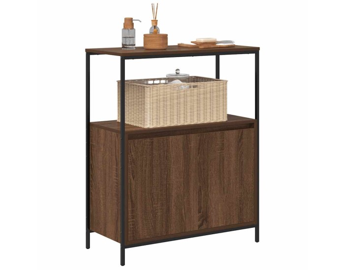 Sonata Dulap de baie cu rafturi Stejar maro 76,5x35x95 cm
