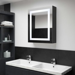 Sonata H LED шкаф с огледало за баня, 50x13x70 см - Baie