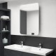 Sonata H LED шкаф с огледало за баня, бетонно сив, 60x11x80 см