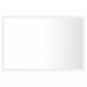 Sonata H LED огледало за баня, бяло, 60x8,5x37 см, акрил