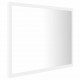 Sonata H LED огледало за баня, бяло, 60x8,5x37 см, акрил