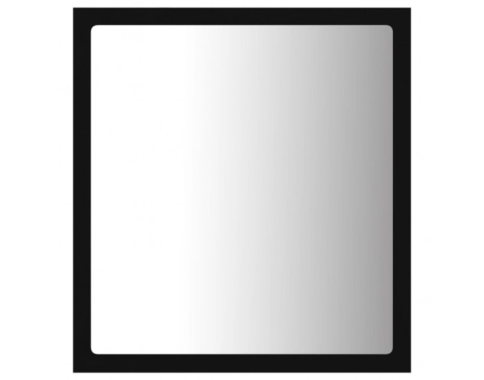 Sonata H LED огледало за баня, черно, 40x8,5x37 см, акрил