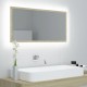 Sonata H LED огледало за баня, дъб сонома, 90x8,5x37 см, акрил