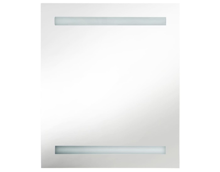Sonata Dulap de baie cu oglindă și LED, antracit, 50x14x60 cm