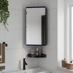 Sonata H Ъглов шкаф с огледало за баня сив 30x24x60 см - Dulapuri de baie