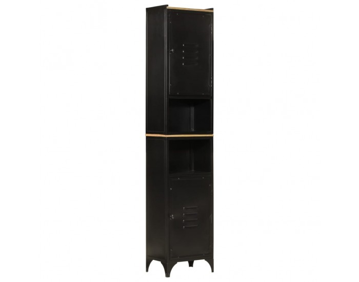 Sonata H Шкаф за баня 40x27x180 см масивно мангово дърво