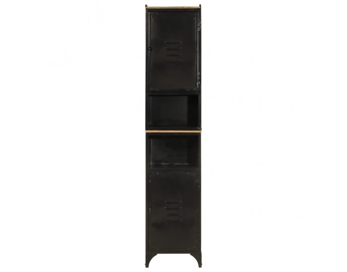 Sonata H Шкаф за баня 40x27x180 см масивно мангово дърво