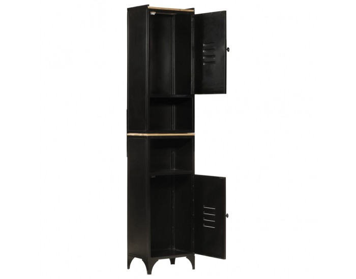 Sonata H Шкаф за баня 40x27x180 см масивно мангово дърво