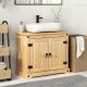 Sonata H Шкаф за мивка за баня Corona 73x33x60 см бор масив