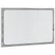 Sonata H LED огледало за баня, сив сонома, 60x8,5x38 см, инженерно дърво
