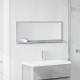 Sonata H Шкаф за баня с огледало бетонно сив 90x11x37 см инженерно дърво