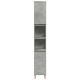 Sonata Dulap de baie, gri beton, 30x30x190 cm, lemn prelucrat