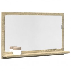 Sonata H Шкаф за баня огледало дъб сонома 60x11x37 см инженерно дърво - Dulapuri de baie