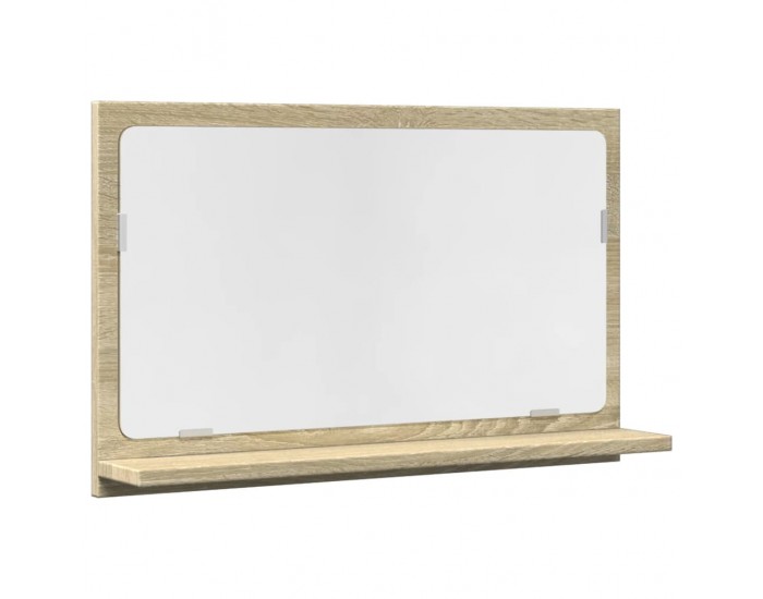 Sonata H Шкаф за баня огледало дъб сонома 60x11x37 см инженерно дърво