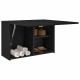 Sonata Dulap de perete de baie, negru, 60x25x40 cm, lemn prelucrat