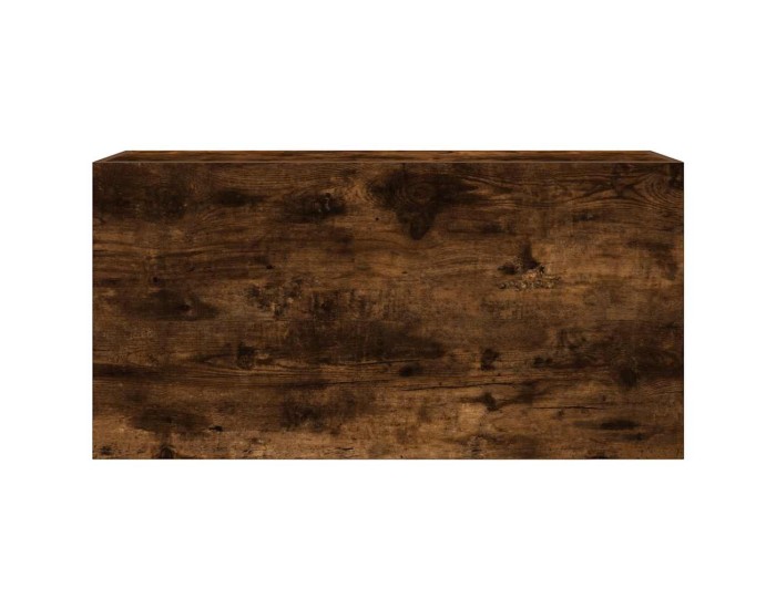 Sonata Dulap perete baie, stejar fumuriu, 80x25x40 cm, lemn prelucrat