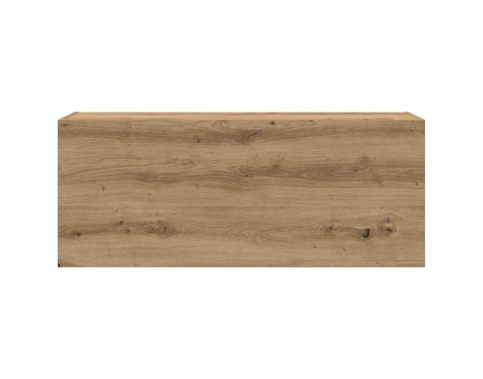 Sonata Dulap perete baie stejar artizanal, 100x25x40 cm lemn prelucrat