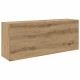 Sonata Dulap perete baie stejar artizanal, 100x25x40 cm lemn prelucrat