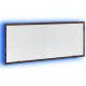 Sonata H LED огледало за баня, кафяв дъб, 100x8,5x37 см, инженерно дърво