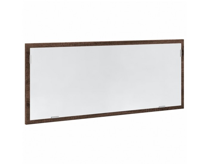 Sonata H LED огледало за баня, кафяв дъб, 100x8,5x37 см, инженерно дърво