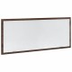 Sonata Oglindă de baie LED stejar maro, 100x8,5x37 cm lemn prelucrat