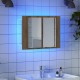 Sonata H LED огледален шкаф Artisan Oak 60x12x45 cm Инженерна дървесина