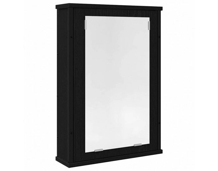 Sonata H Огледален шкаф за баня черен дъб 42x12x60 см инженерно дърво