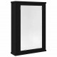 Sonata H Огледален шкаф за баня черен дъб 42x12x60 см инженерно дърво