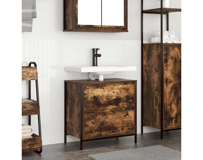 Sonata Dulap pentru baie cu sertare stejar afumat 60x34,5x60 cm