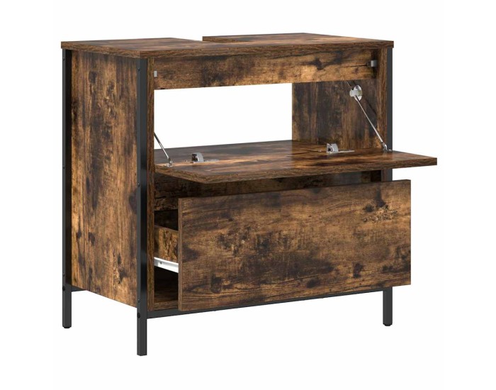 Sonata Dulap pentru baie cu sertare stejar afumat 60x34,5x60 cm