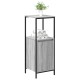 Sonata Dulap de baie cu rafturi Gri Sonoma 36x35x95 cm