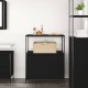Sonata Dulap de baie cu rafturi Stejar negru 76,5x35x95 cm