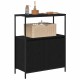 Sonata Dulap de baie cu rafturi Stejar negru 76,5x35x95 cm