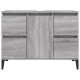 Sonata Dulap de chiuvetă, gri sonoma, 80x33x60 cm, lemn prelucrat