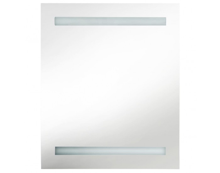 Sonata H LED шкаф с огледало за баня, черно, 50x14x60 см