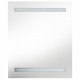 Sonata H LED шкаф с огледало за баня, черно, 50x14x60 см
