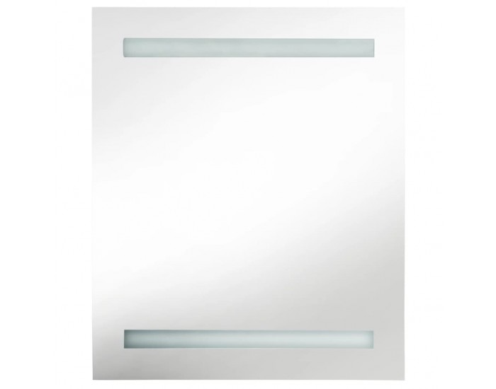 Sonata H LED шкаф с огледало за баня, сив, 50x14x60 см