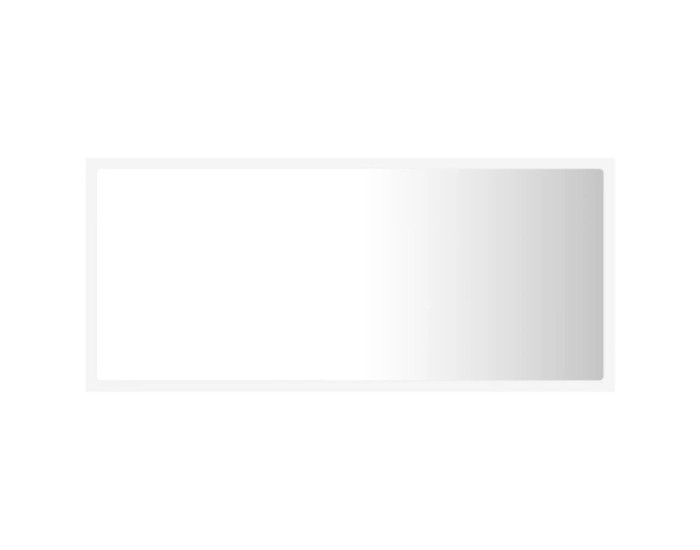 Sonata Oglindă de baie cu LED, alb, 90x8,5x37 cm, acril